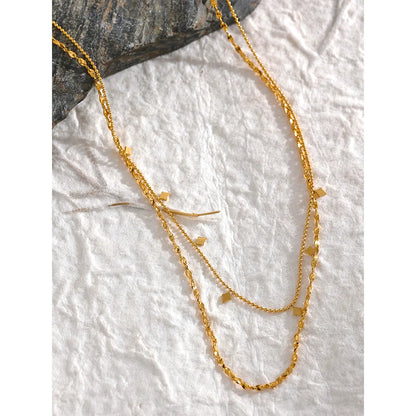 Linea Doppia – Layering Halskette