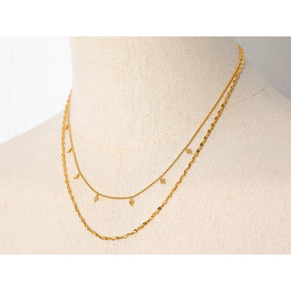 Linea Doppia – Layering Halskette