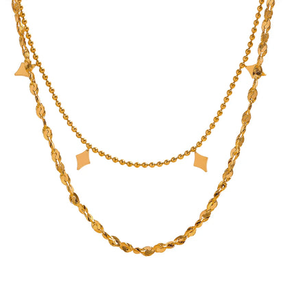 Linea Doppia – Layering Halskette