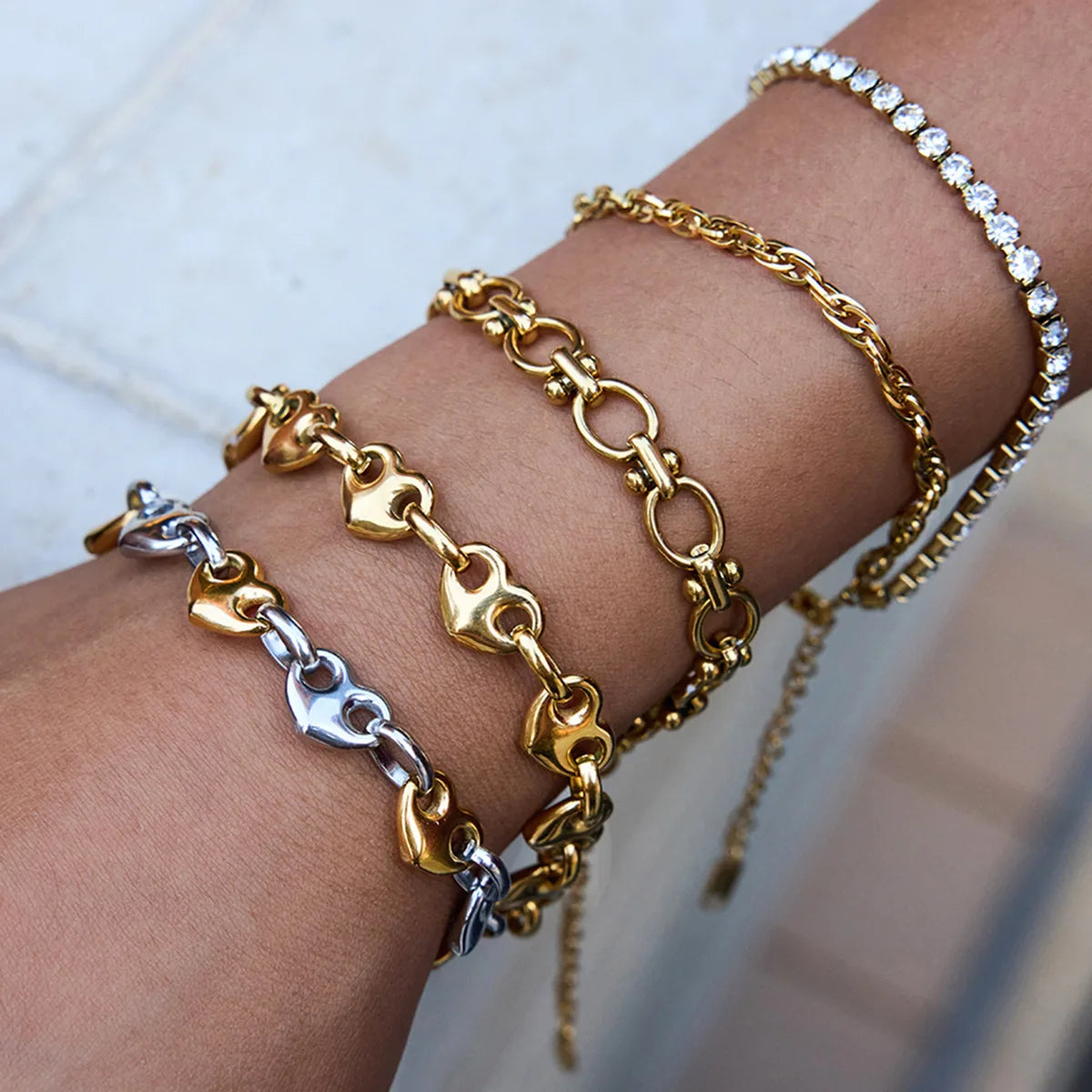 Cuore Catena – Herz Armband