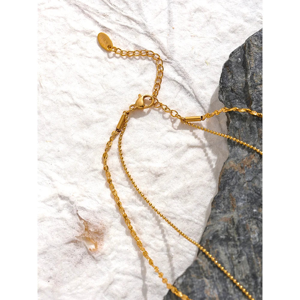 Linea Doppia – Layering Halskette