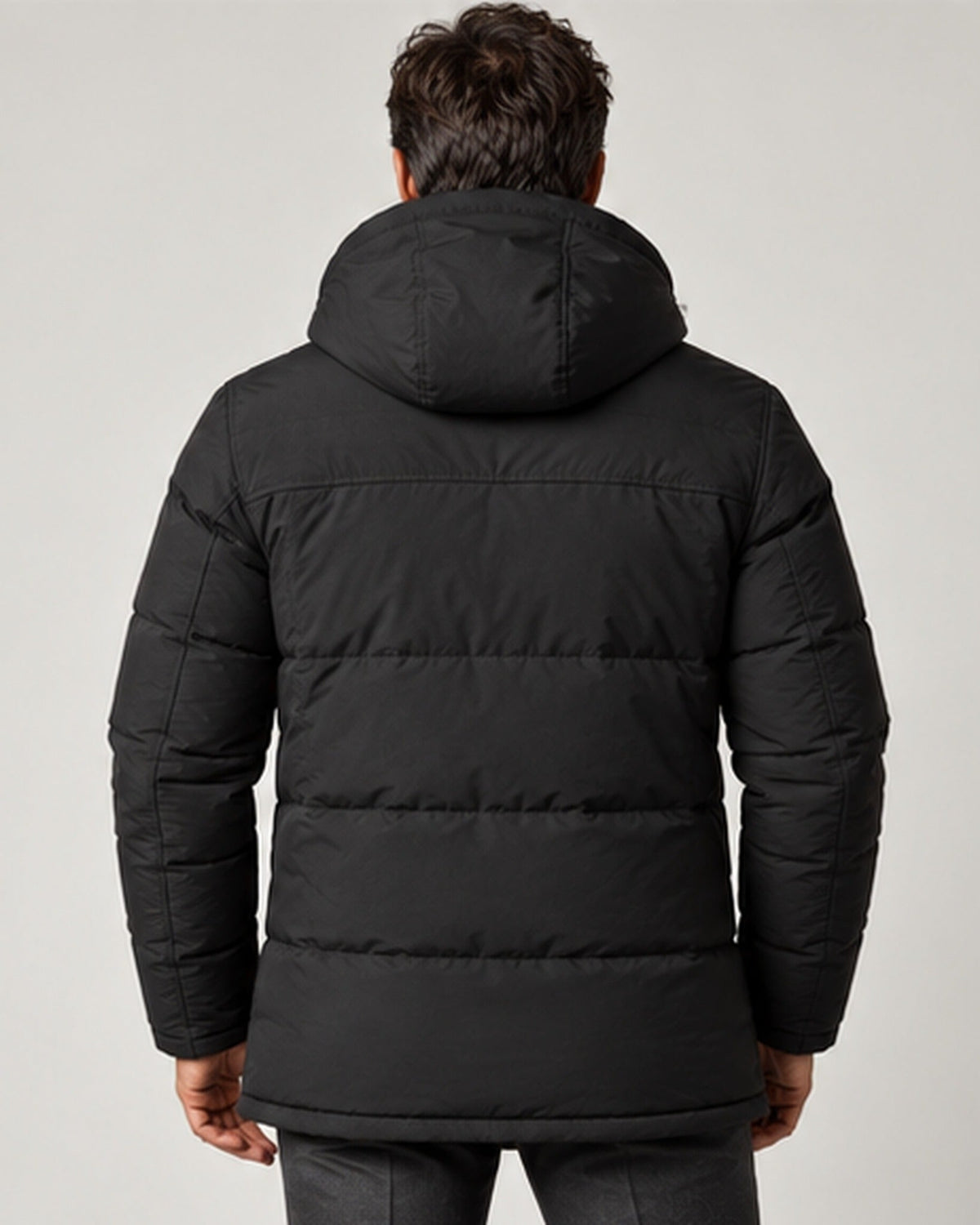 CASARELLE NORD Winterparka – Schwarz, Rückenansicht