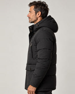 CASARELLE NORD Winterparka – Schwarz, Seitenansicht